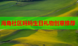 海角社区妈妈生日礼物创意推荐