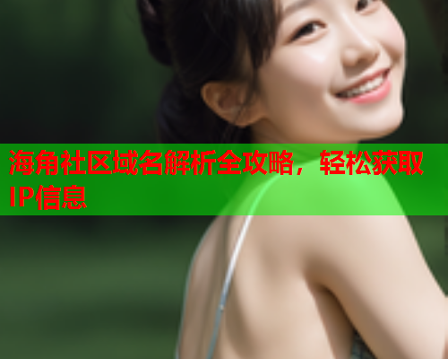 海角社区域名解析全攻略，轻松获取IP信息