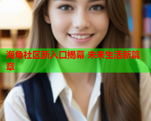 海角社区新入口揭幕 未来生活新篇章
