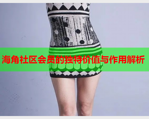 海角社区会员的独特价值与作用解析
